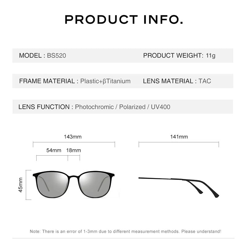 Light weight sunglasses