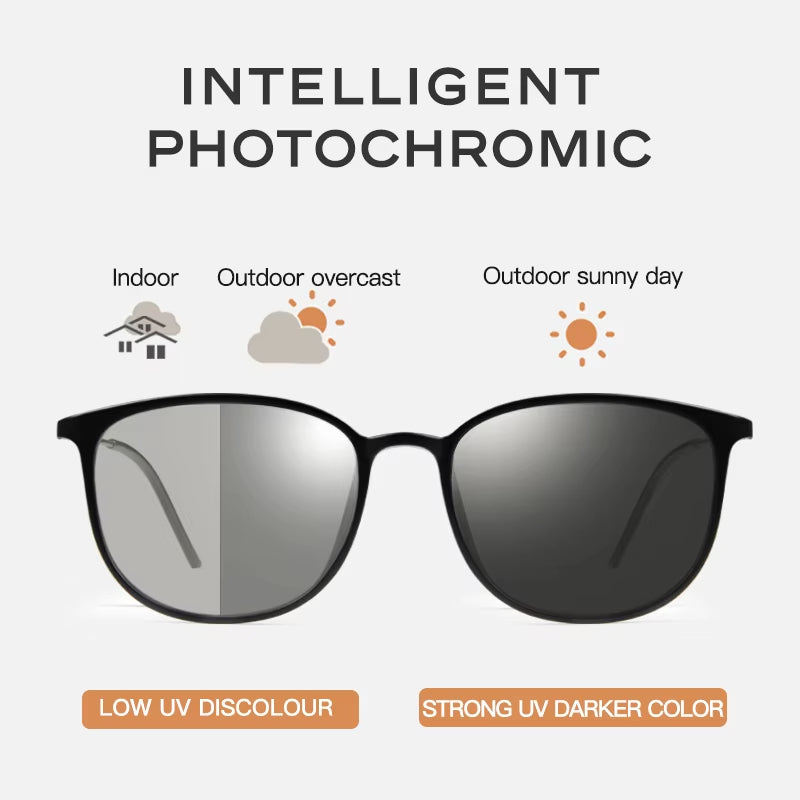 Polarized photochromic sunglasses